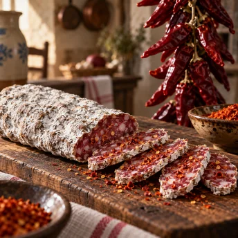 Saucisson au piment d'Espelette